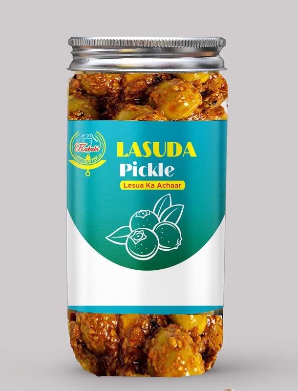 Kababi Home Made Lasode/Lesua/ Gunda Pickle Achar 400gm Rajasthani lasoda Fruit ka achaar - Mother’s Recipe | Organic North Indian Pickle | Traditional Home Made Achaar