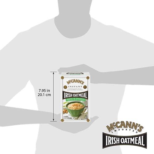 McCann's Irish Oatmeal McCann’s Instant Oatmeal, Apple Cinnamon, 10 Count (Pack of 12)
