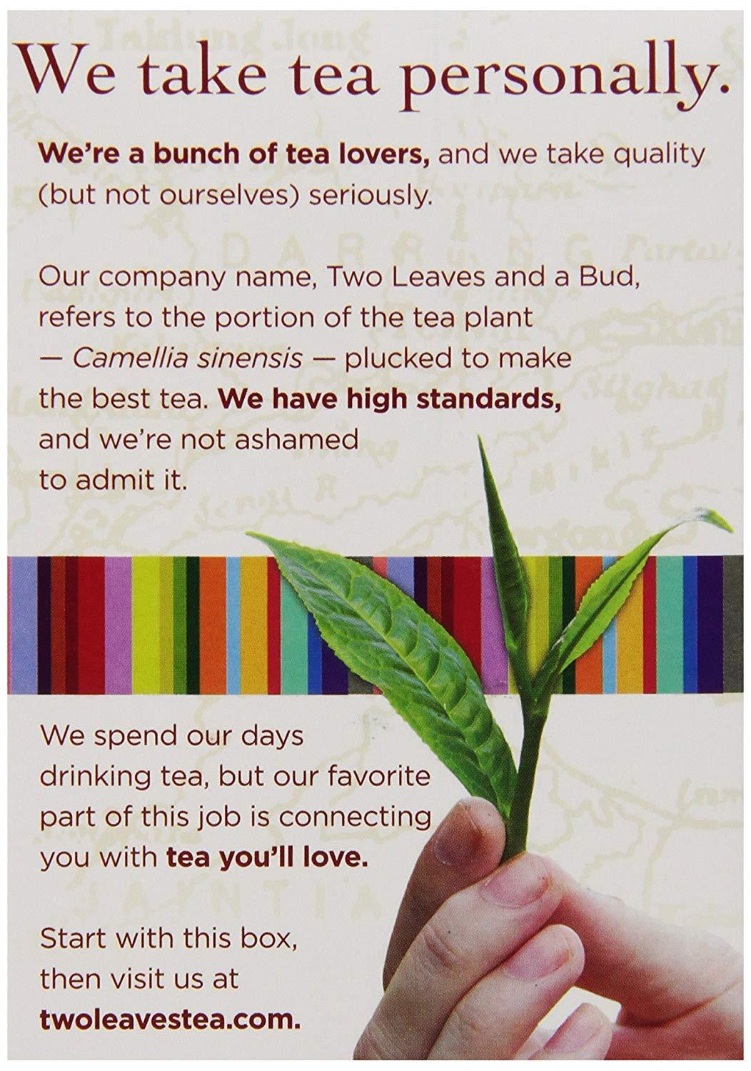 Two Leaves and a Bud Two Leaves and a Bud Organic Tamayokucha Green Tea Bags, Whole Leaf Green Tea in Compostable Sachets, Japanese Green Tea, Light Flavor, 15 Count (Pack of 6)