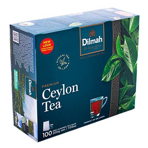 Dilmah Dilmah Premium 100% Pure Ceylon Tea, 100-Count Tea Bags (Pack of 3)