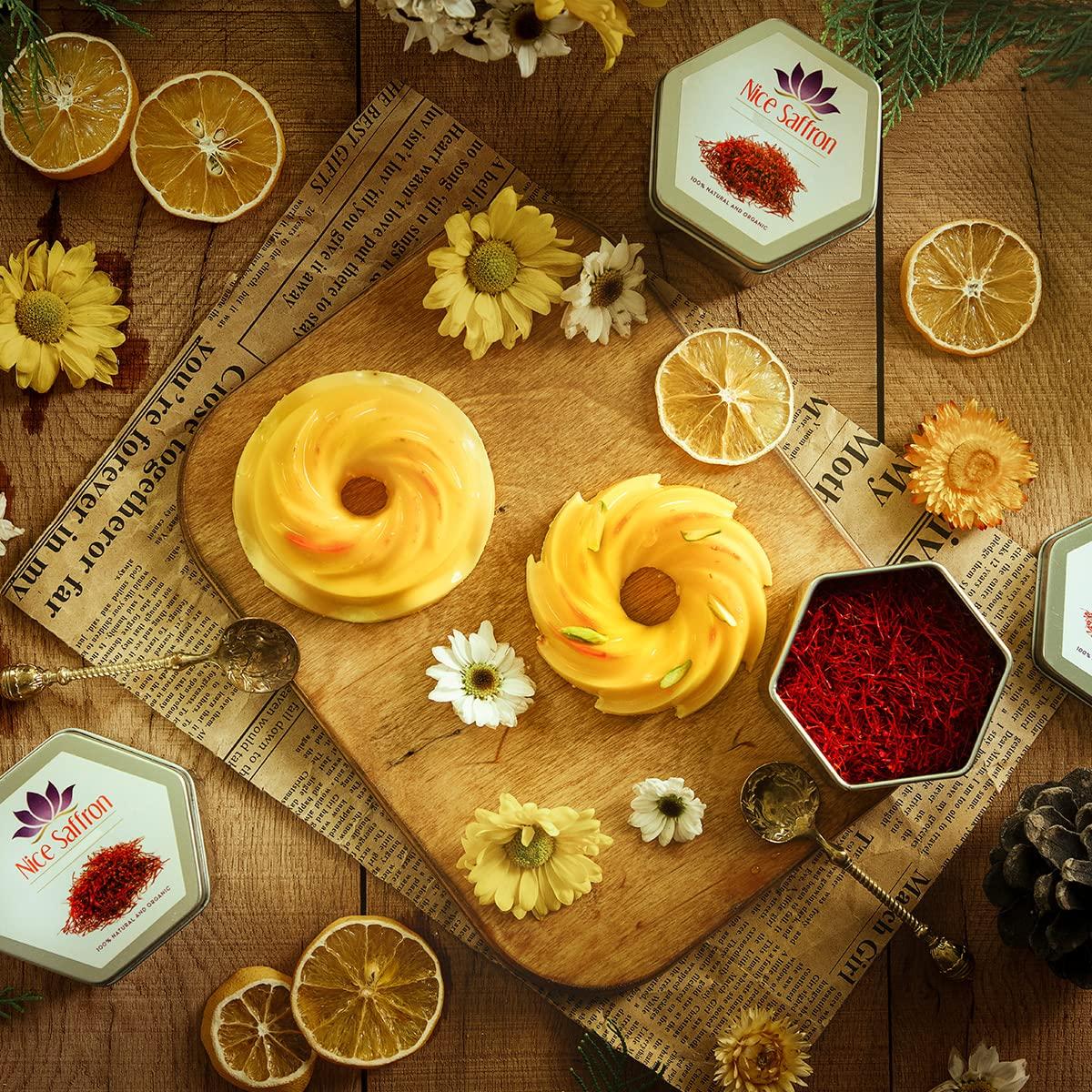 Nice Saffron Nice Saffron Premium Organic Saffron Powder Deep Red (5 Grams)