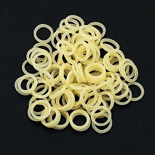 N\\C Dental Orthodontic Elastics Rubber Latex Bands Ties Braces 5.0oz Zoo Pack 10Packs 1000Pcs (Fox 1/4" 5.0oz)