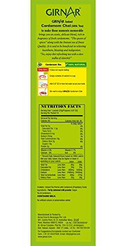 GIRNAR Girnar Instant Chai/Tea Premix With Cardamom, 10 Sachet Pack
