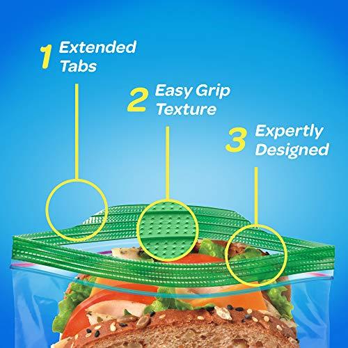 Ziploc Ziploc Sandwich Bags with New Grip 'n Seal Technology, 90 Count