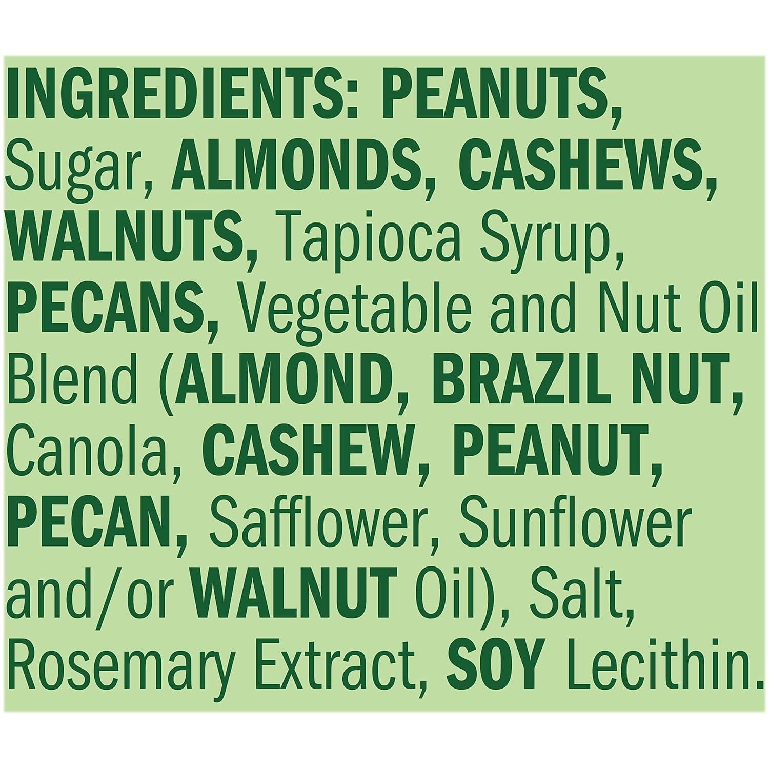 Emerald Emerald Nuts, Salty Sweet Mixed Nuts, Features Kettle Glazed Peanuts, Almonds, Cashews, Kettle Glazed Walnuts, Kettle Glazed Pecans, 5.5 Oz, Resealable Bag (Pack of 3)
