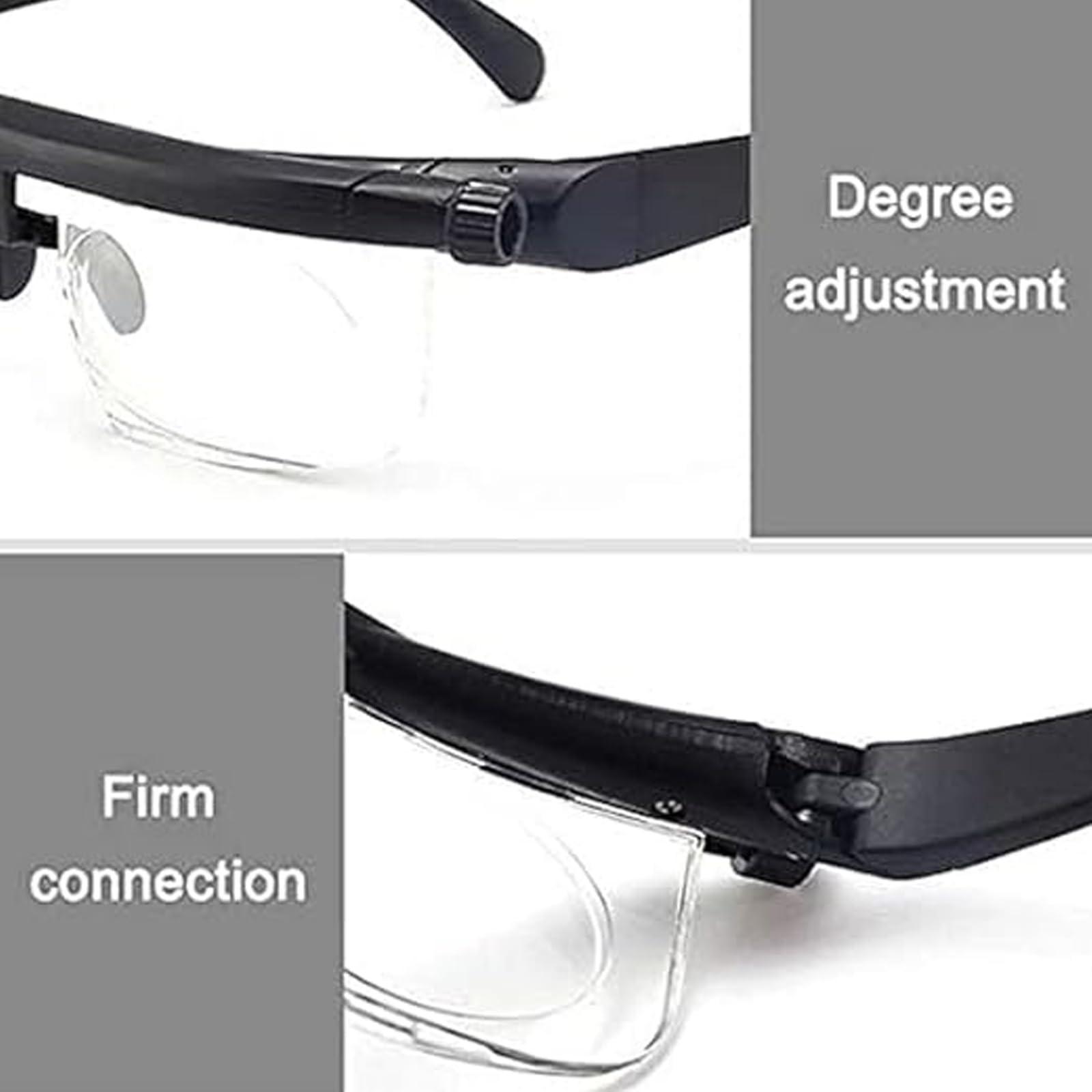 dfgsxifc dfgsxifc Upgrade Deefocus Adjustable Glasses - Focus Adjustable Glasses Dial Vision, Eyeglasses Near and Far Sight (2pcs,One Size)