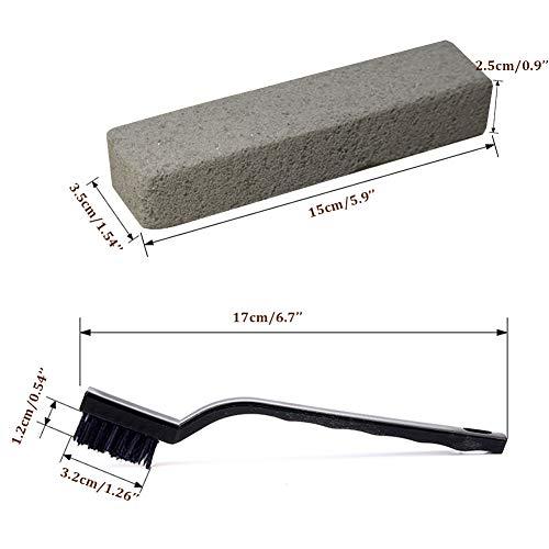 FDGARDEN 8 Pack Pumice Stones for Toilet Cleaning Pumice Sticks Remove Toilet Bowl Hard Water Rings, Calcium Buildup and RustCleaning Stone Pumice Stone for Toilet Bowl, Pool, Bath, Kitchen, Barbecue