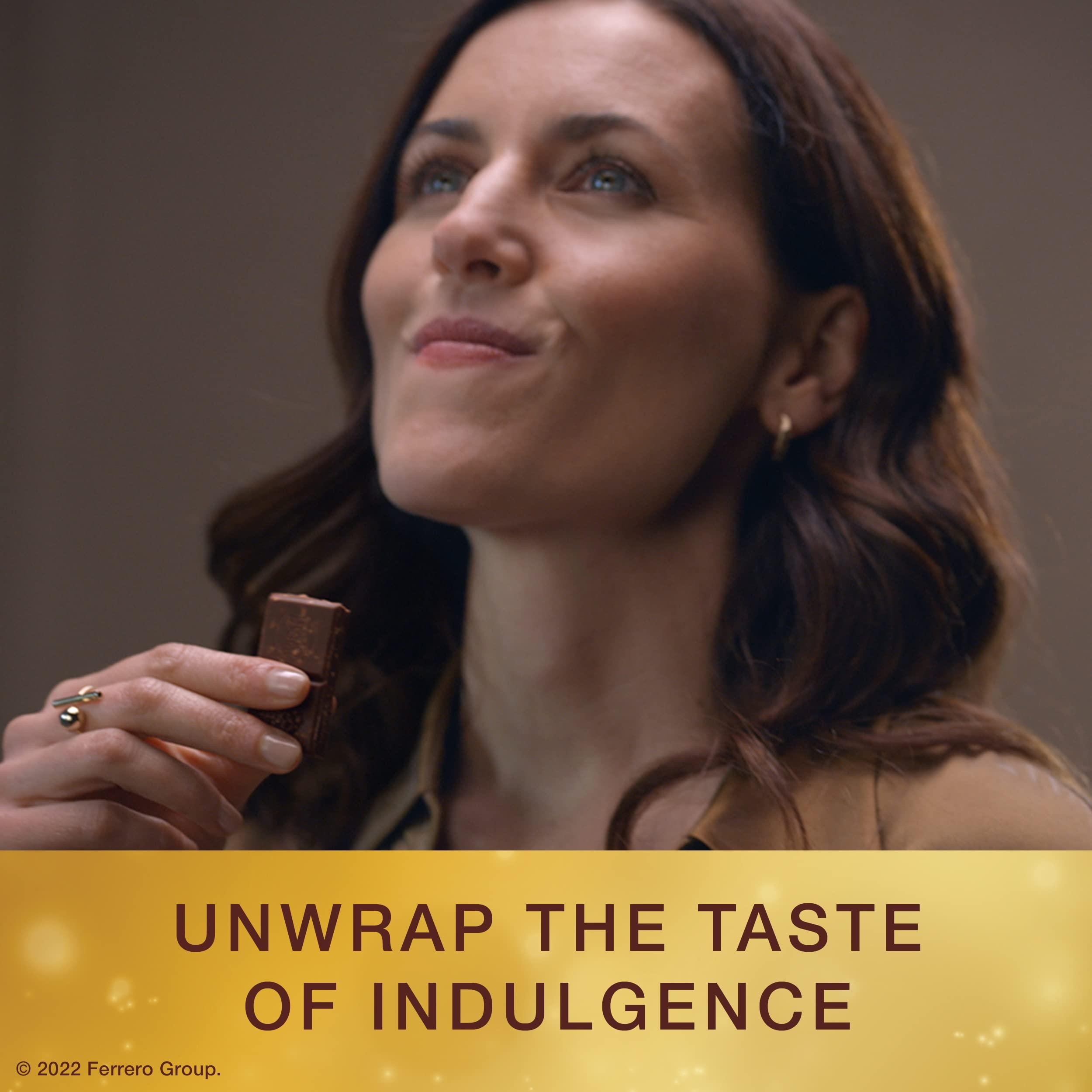 Ferrero Rocher Ferrero Rocher Premium Chocolate Bars, 8 Pack, Milk Chocolate Hazelnut, Luxury Chocolate, Individually Wrapped Holiday Treats, 3.1 oz Each