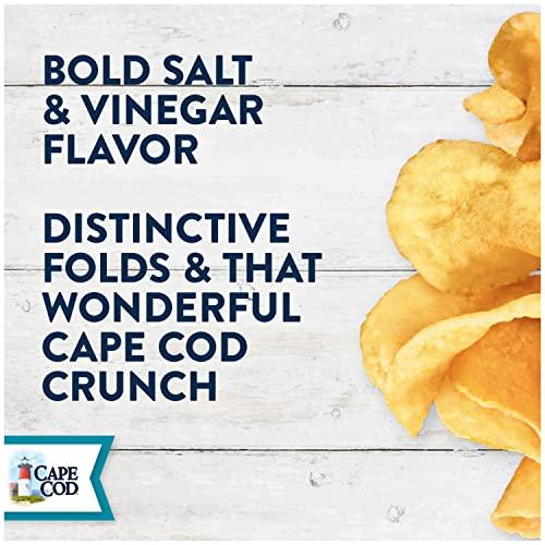 Cape Cod Cape Cod Potato Chips, Sea Salt & Vinegar Kettle Chips, 13 Oz Party Size (Pack of 9)