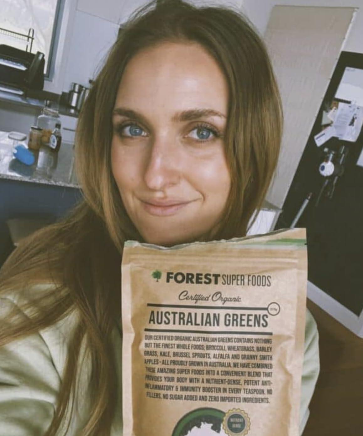Forest Super Foods Certified Organic Australian Greens Whole Food Blend | 7 Incredible Whole Foods | No fillers or additives