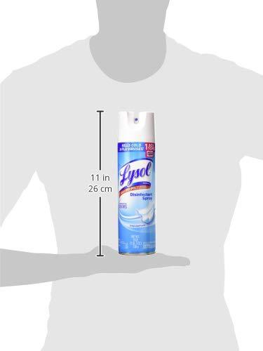 Lysol Lysol Disinfectant Spray Crisp Linen Scent, 19 oz (Pack of 4)