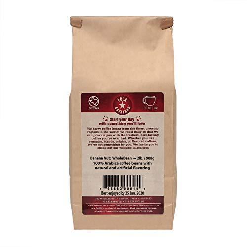 Lola Savannah Lola Savannah Banana Nut Whole Bean Caffeinated Coffee, 2lb