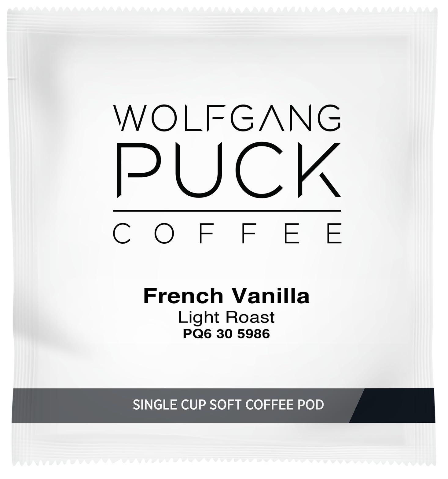 Wolfgang Puck Wolfgang Puck Coffee, French Vanilla Coffee, 9.5 Gram Pods, 18 Count