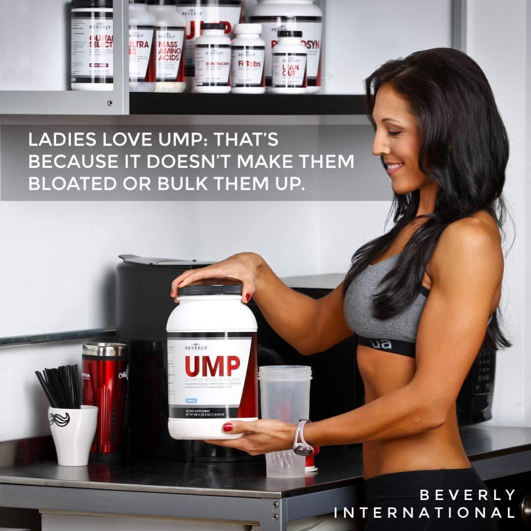 Beverly International Beverly International UMP Protein Powder, Vanilla. Unique Whey-Casein Ratio Builds Lean Muscle. Easy to Digest. No Bloat. (32.8 oz) 2lb .8 oz