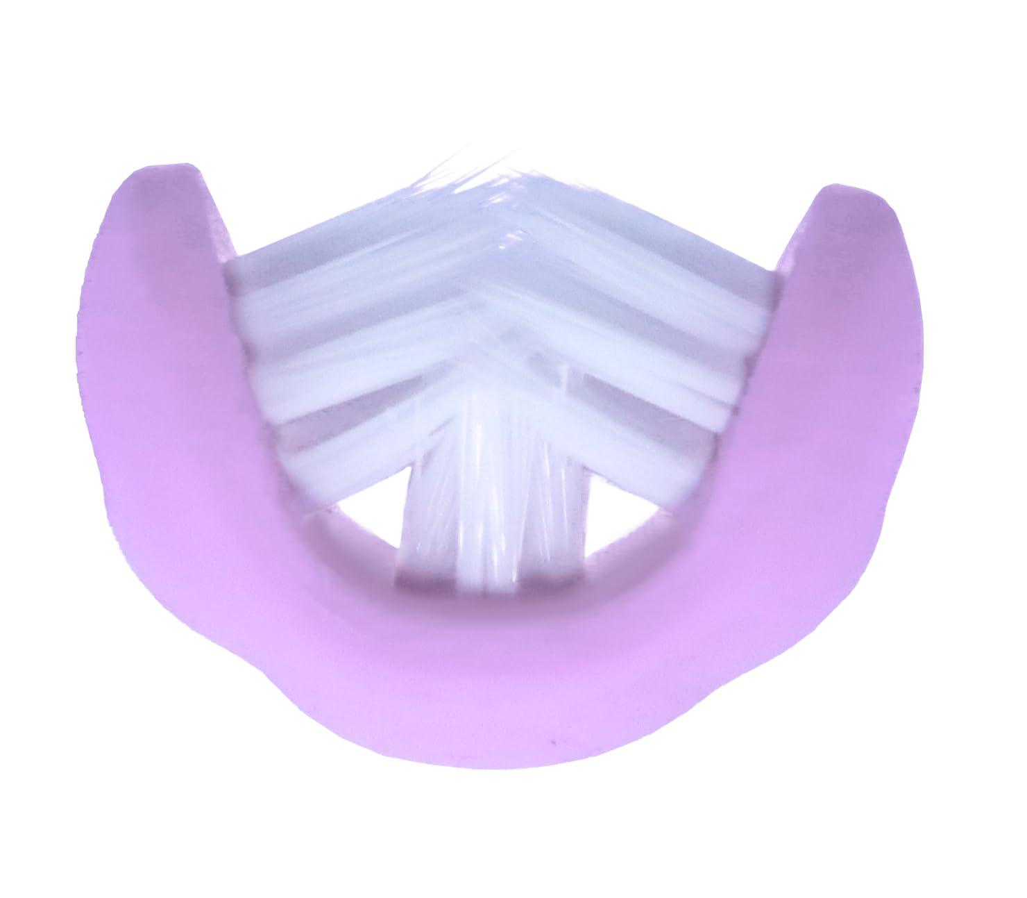 CMHX CMHX 3 Sided Autism Toothbrush 360 Oral Teeth Cleaning Design U-Shaped Toothbrush 4 PCS Adult Soft Bristles Soft and Gentle for Complete Tooth and Gum Care (Mix Colour 4PCS)