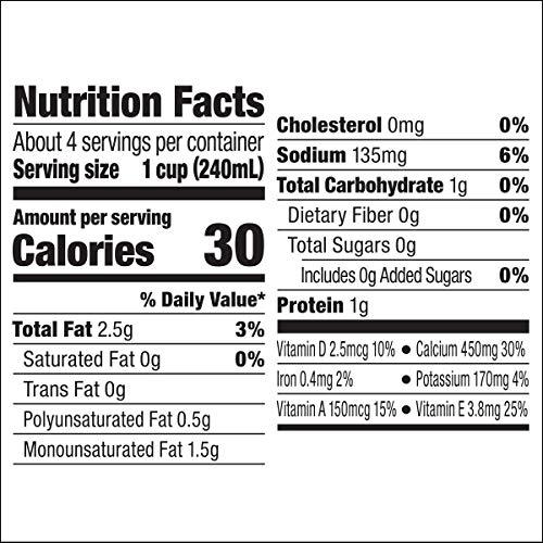 Silk Silk Shelf-Stable Almondmilk, Unsweetened Vanilla, Dairy-Free, Vegan, Non-GMO Project Verified, 1 Quart