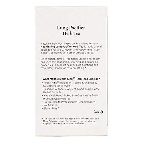 Health King Health King Medicinal Teas Lung Pacifier Herb Tea Bags, 20 Count