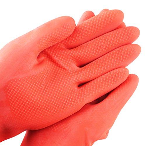 SYROVIA SYROVIA Household Arms Length Rubber Latex Cleaning Long Glove Reusable Kitchen Natural Rubber Living Wash Gloves