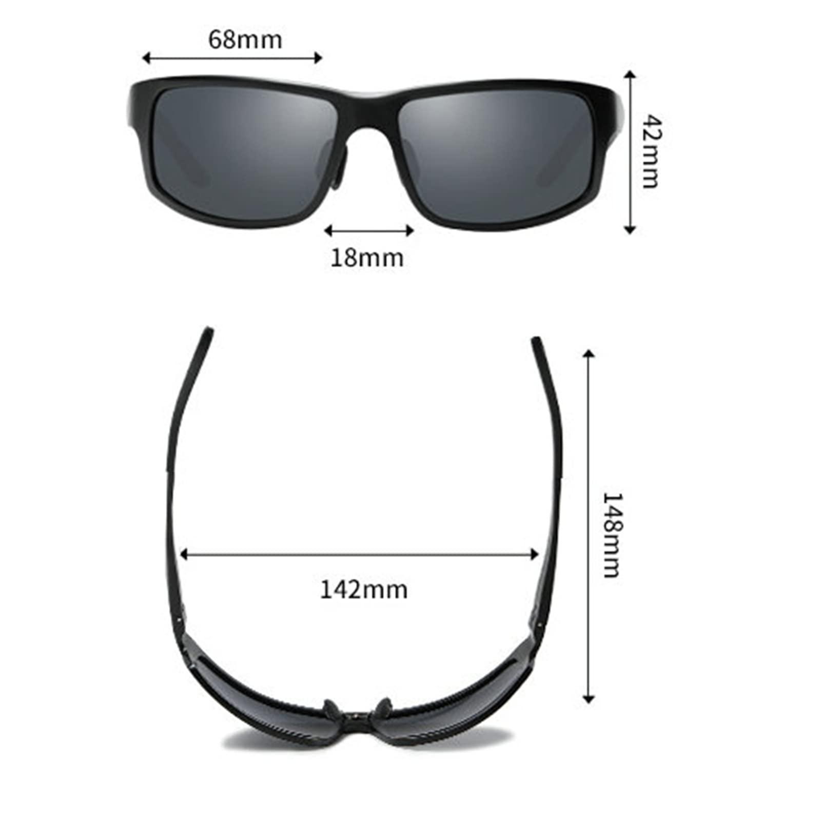 willochra willochra Full lens Polarized Reading Sunglasses for Men Driving Running Sports Cycling Reader Aluminum Magnesium Style Unise (brown, 350 magnification)