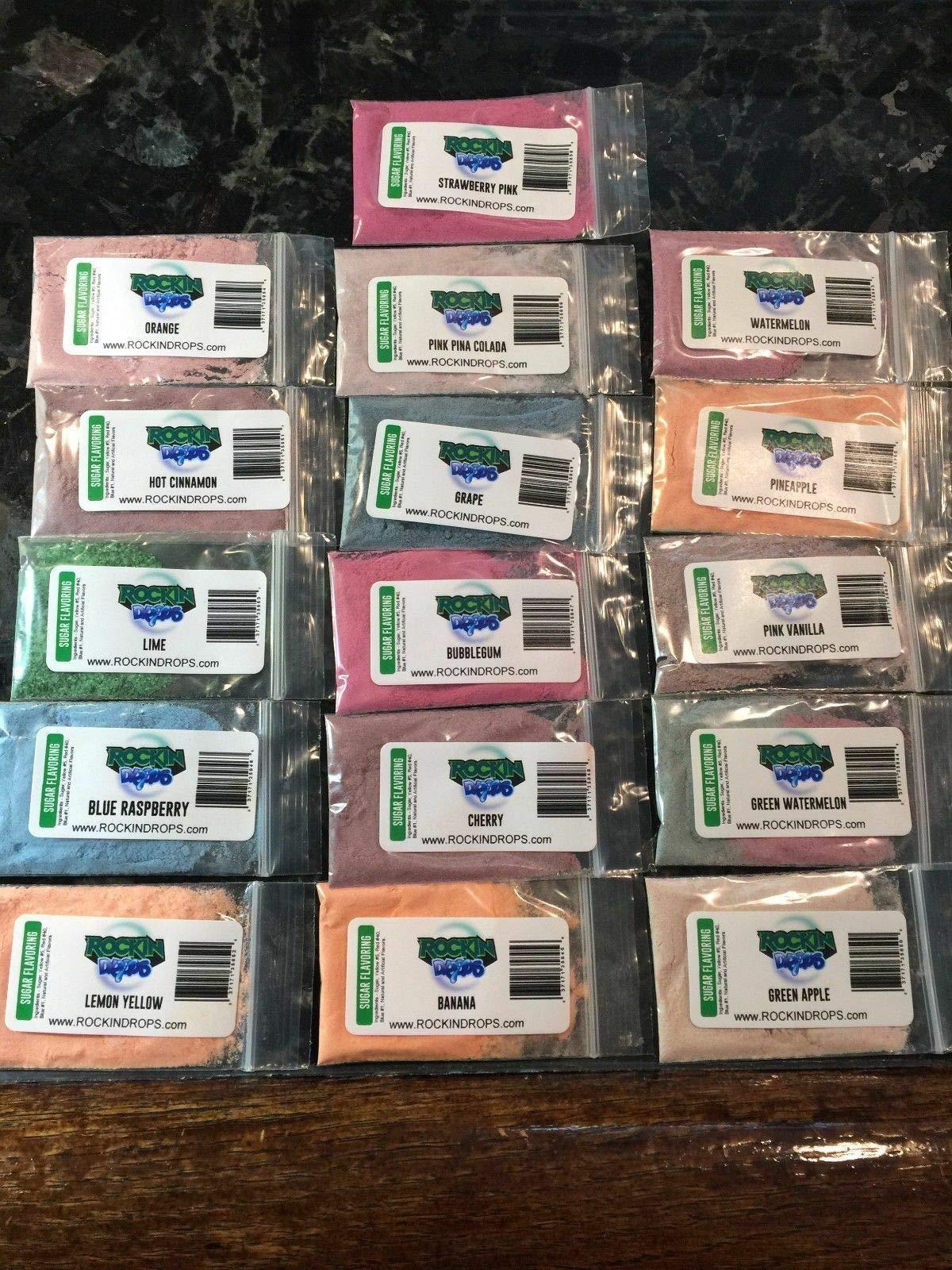 Non-Specific 100 Pack Flossine Sugar Flavoring for Cotton Candy Makes 200 lbs Floss Sugar