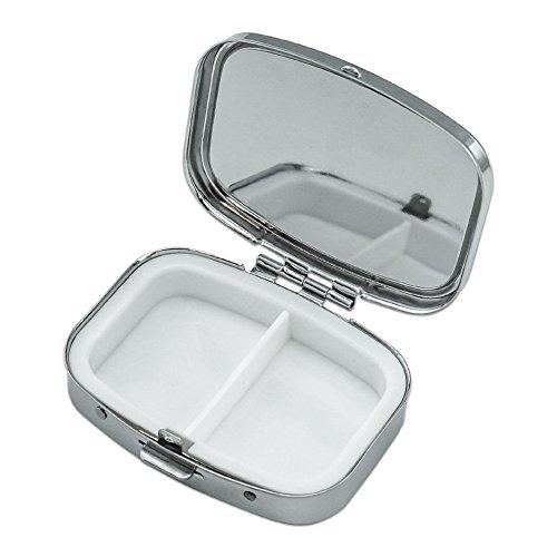 GRAPHICS & MORE Kingfisher Bird Swimming with Fish Rectangle Pill Case Trinket Gift Box