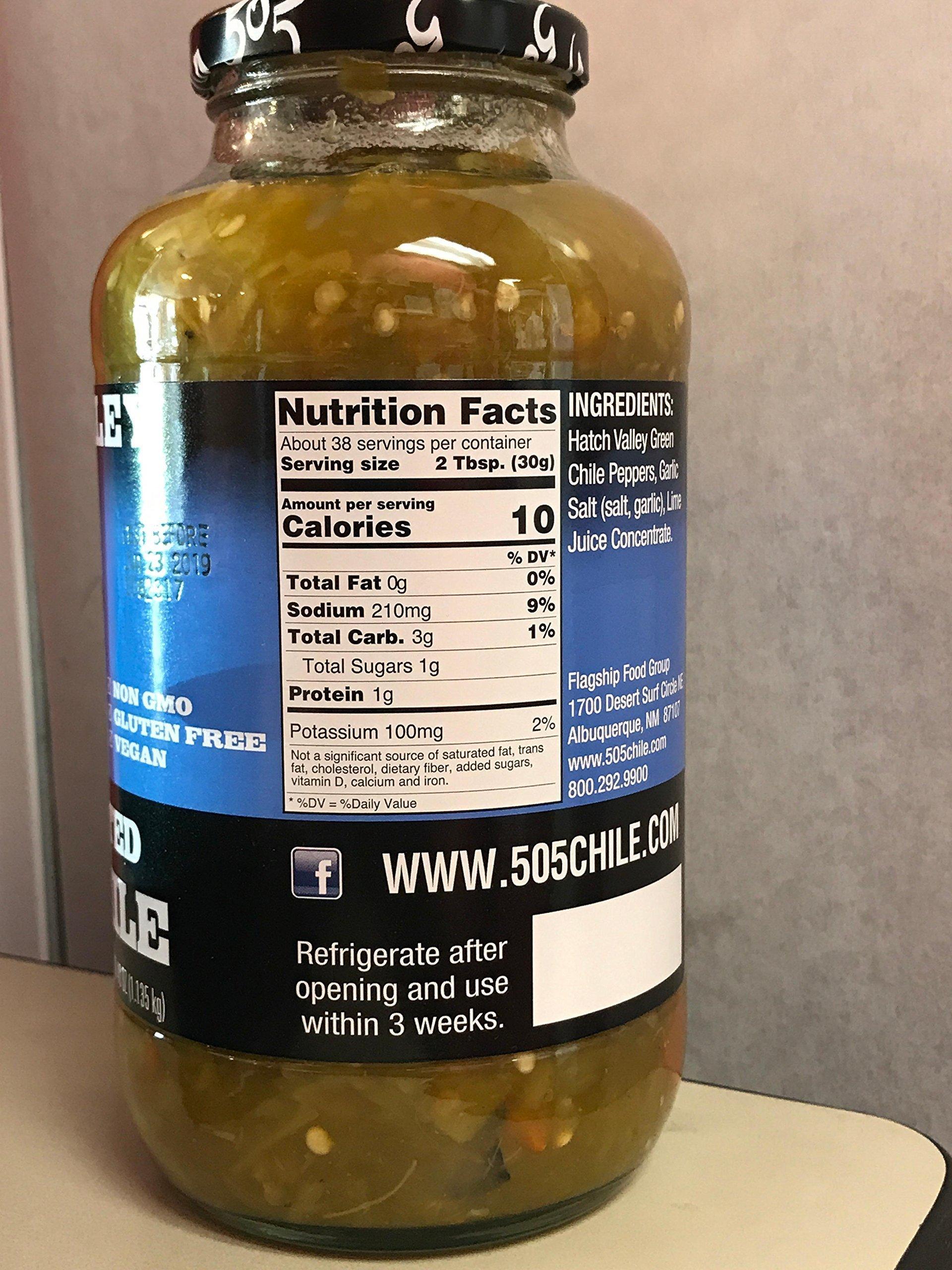 Hatch Valley 505 Southwestern Hatch Valley Diced Green Chiles, 40 Ounce (2 Pack)