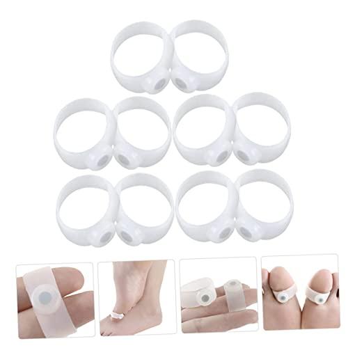 GLEAVI GLEAVI Toe Ring Magnet 20 Pairs Toe Ring Home Acupoint Covers Elastic Toe Cover Ring Versatile Acupoint Covers Practical Acupoint Ring Toe Magnetic Tool Travel Massage Elastic Band