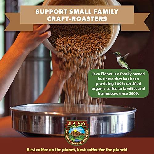 Java Planet Organic Coffee Roasters Java Planet Organic Coffee Beans Low Acid Variety Set - Colombia & Guatemala Single Origin Low Acid Arabica Whole Bean Coffee Certified Organic