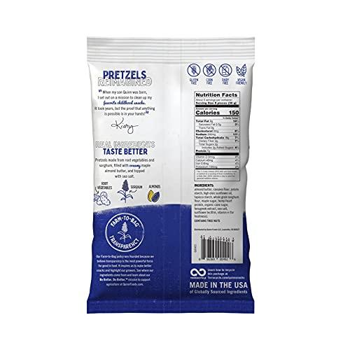 Quinn Quinn Maple Almond Butter Filled Pretzel Nuggets, 5oz Bag