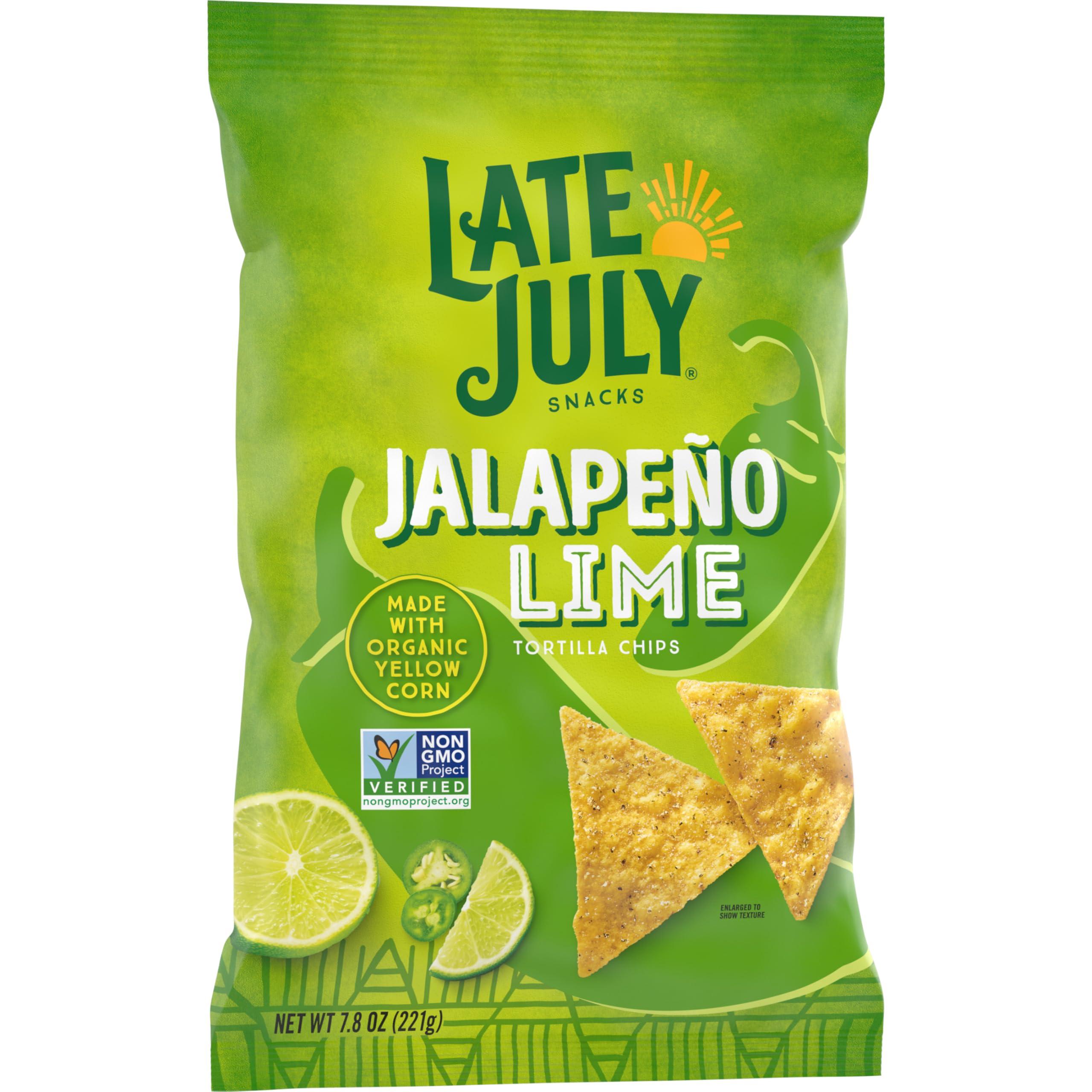 Late July Late July Snacks Jalapeño Lime Tortilla Chips, 7.8 Oz