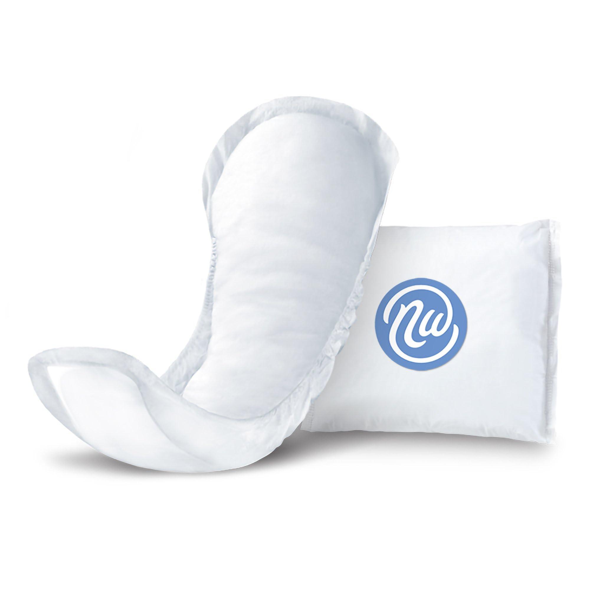 Nexwear Nexwear Incontinence Pads for Women, Skin-Safe Design, Maximum Absorbency Bladder Control Pads for Leaks, Disposable, Discreet, Individually Wrapped, 12 in, 30 Count, 1 Pack