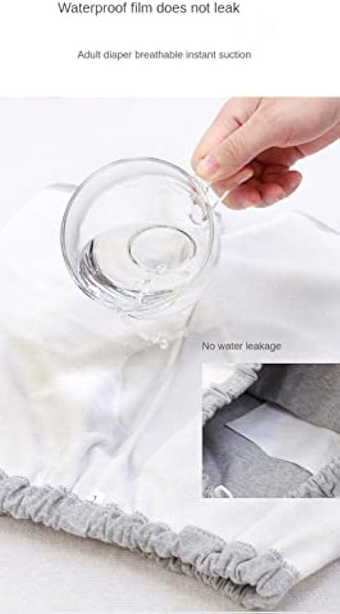 LEEMOOCARE Adult Incontinence Underwear for Bedwetting for Men and Women, Breathable and Washable Urinary Leakage Protection Pants for Elderly