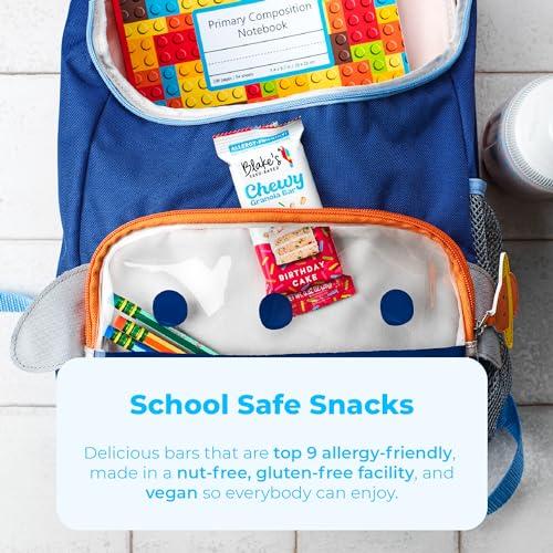 Blake's Seed Based Blake’s Seed Based Chewy Granola Bars — Birthday Cake (5 Count), Vegan, Gluten Free, Nut Free & Dairy Free, Healthy Snacks for Kids or Adults, School Safe, Low Calorie Soy Free Snack