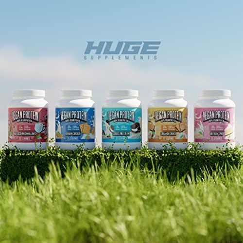 Huge Supplements Huge Supplements Vegan Protein - Superior Plant-Based Protein Powder - 20g Protein Per Serving, Gluten Free, Lactose Free & Non-GMO (Graham Cracker)