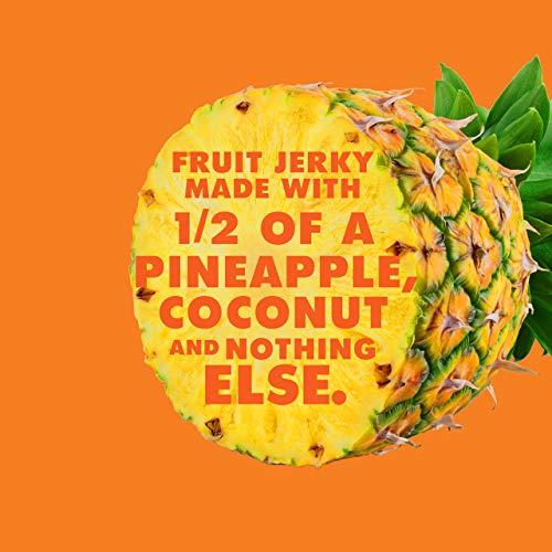 SOLELY SOLELY Organic Pineapple with Coconut Fruit Jerky, 0.8 Ounce | Two Ingredients | Vegan | Non-GMO | Gluten-Free | No Sugar Added…