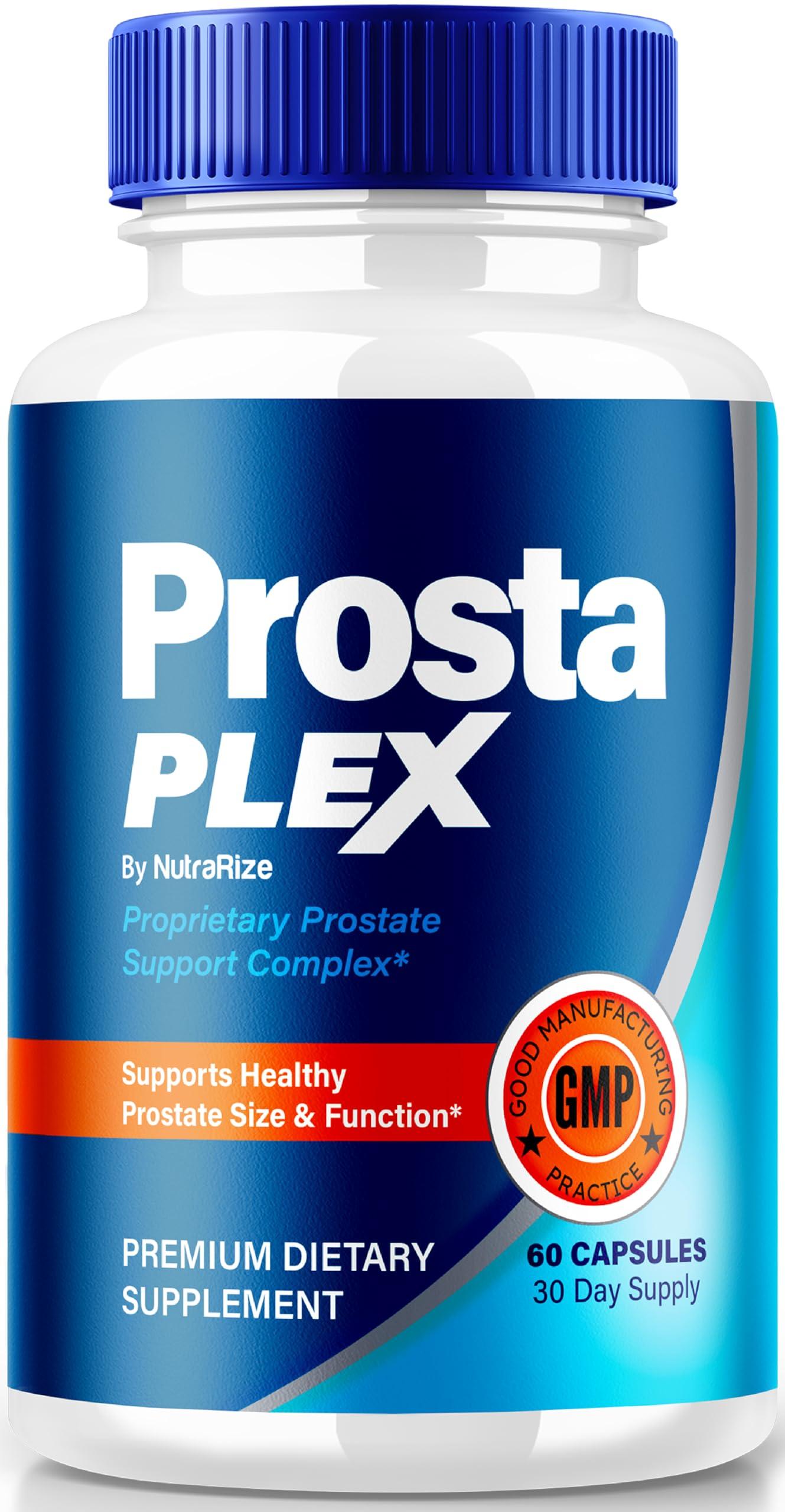 NutraRize NutraRize Prosta Plex, ProstaPlex All Natural Supplement to Support Prostate Heath, Official Formula to Regain Control & Support Overall Wellness, Prosta Plex Plus Reviews (60 Capsules)