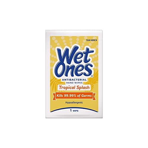 Wet Ones Wet Ones Wipes, Hands & Face, Antibacterial, Citrus Scent, Singles, 24 ct.