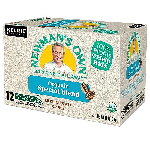 Newman's Own Newman\'s Own Organics Special Blend Keurig Single-Serve K-Cup Pods, Medium Roast Coffee, 72 Count