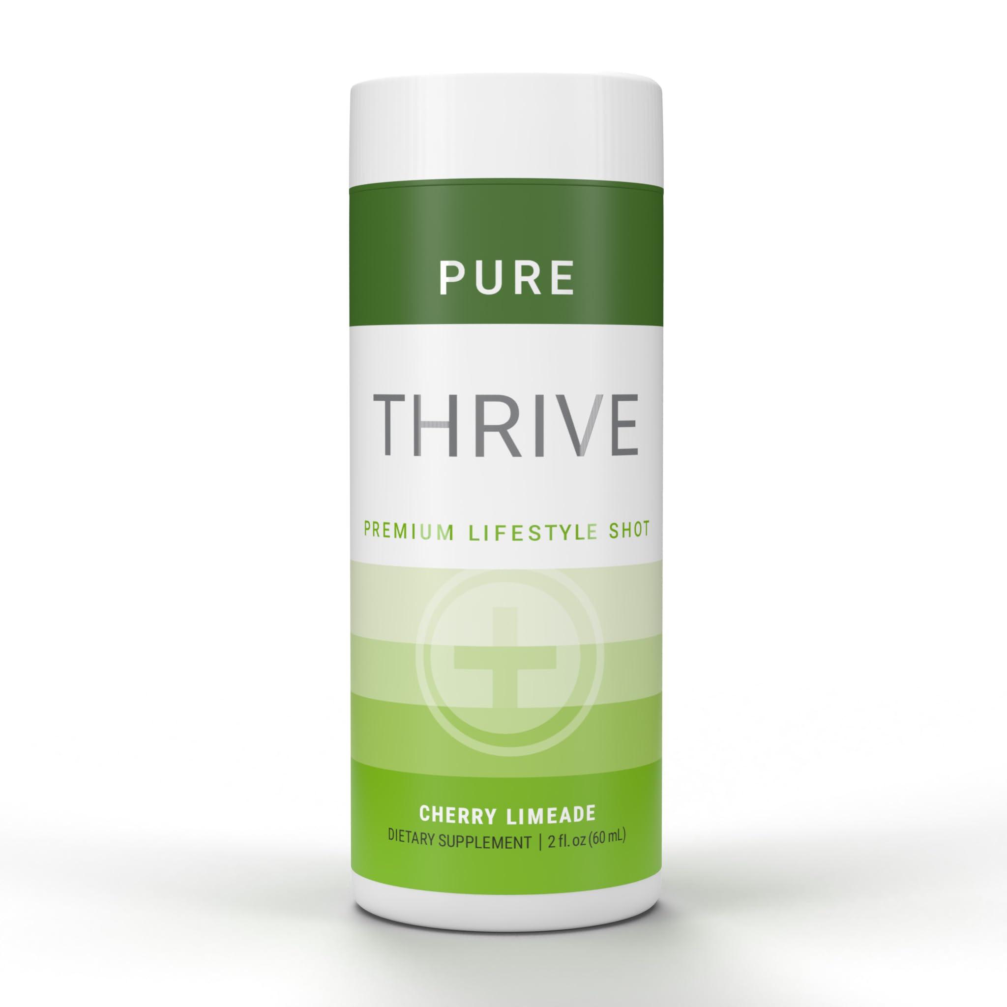 Le-Vel THRIVE by Le-Vel Energy Shot - Cherry Limeade | 2 fl oz | 12 Count | Clean, Sugar-Free, Zero-Calorie Energy Booster | Natural Energy Supplement with B Vitamins | Healthy Caffeine Shot