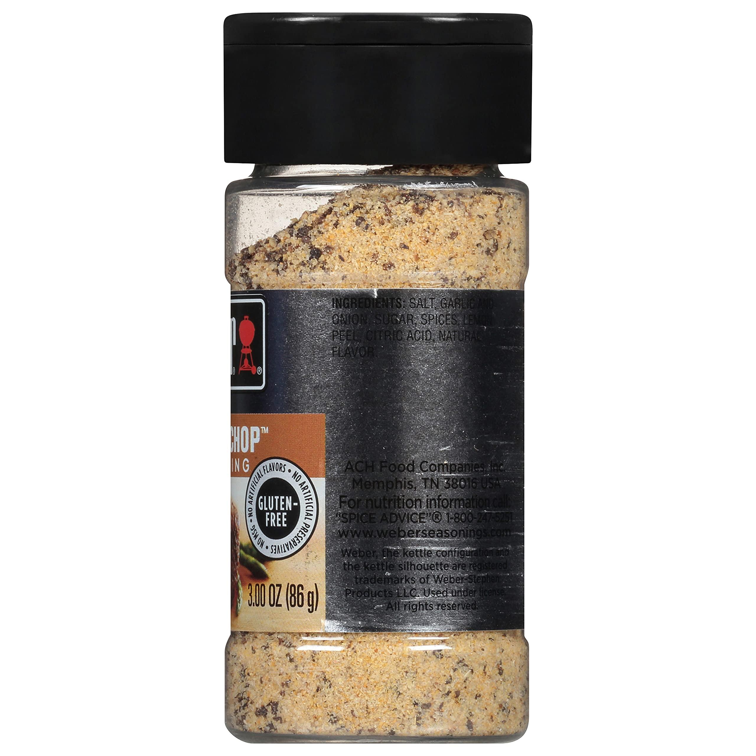 Weber Weber Steak \'N Chop Seasoning, 3 Ounce Shaker (Pack of 2)