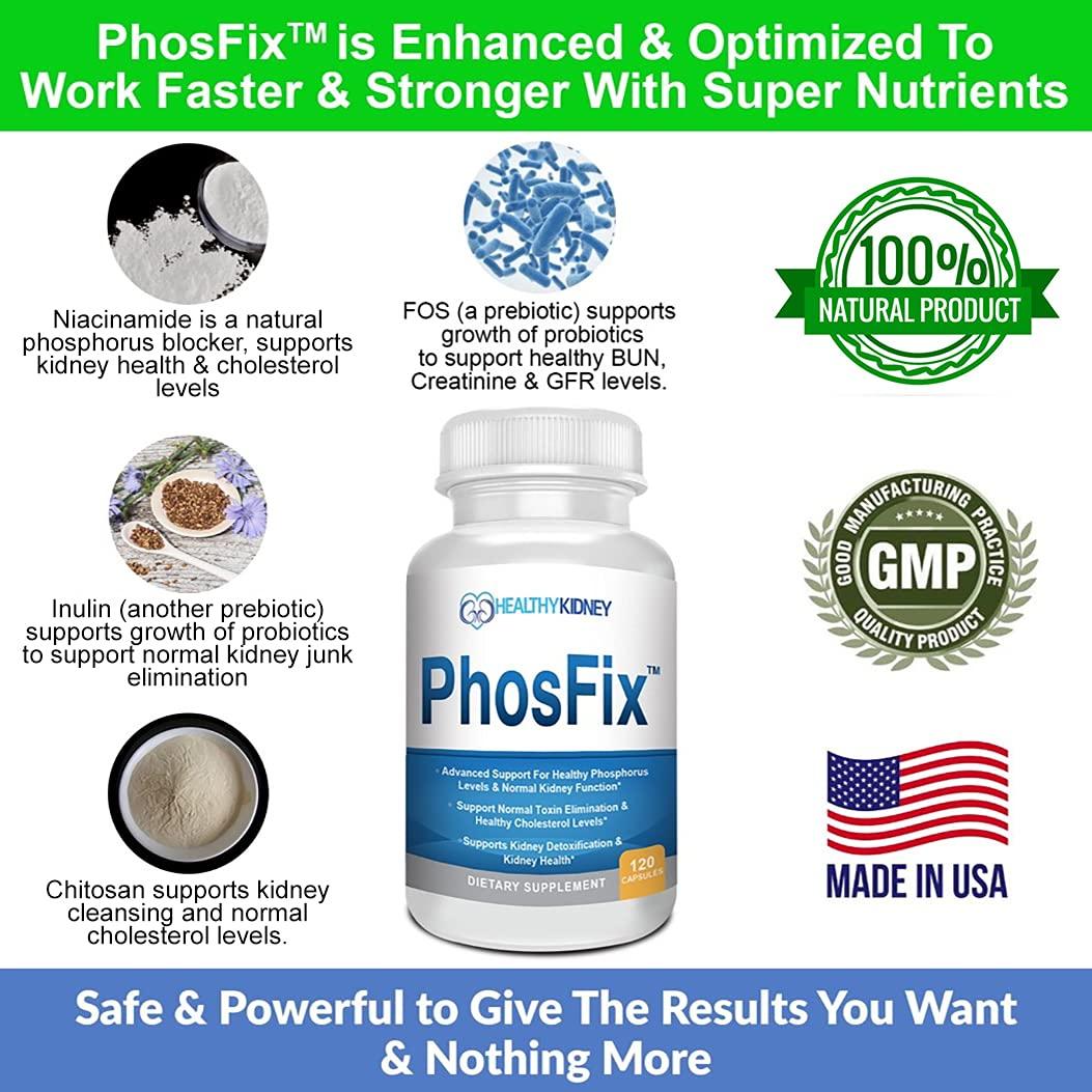 Kidney Restore Kidney Restore & PhosFix 2-Pack Bundle for Supporting Normal Kidney Function, Kidney Health, Phosphorus Levels & More