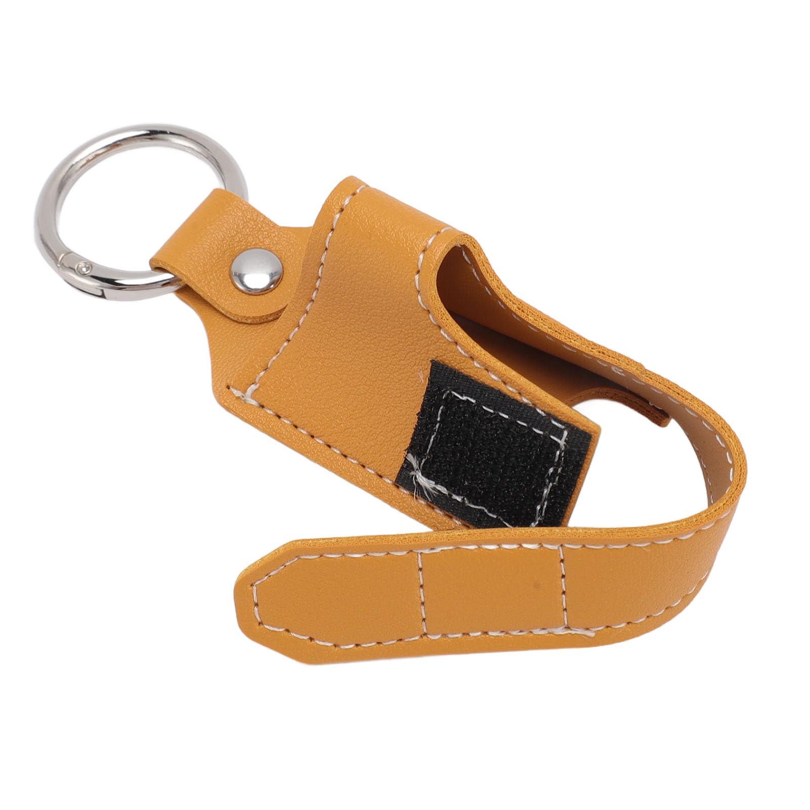 FILFEEL FILFEEL 2pcs Inhaler Carrying Holder, Portable Travel Handy Holster, Mini Case Sleeve - Clasp Closure, PU Leather (Turmeric)