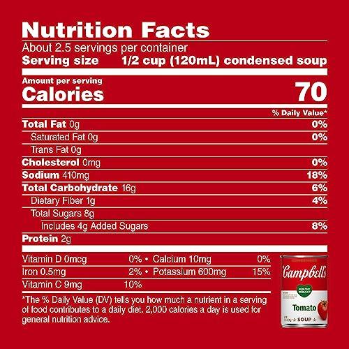 Campbell\'s Campbell\'s Condensed Healthy Request Tomato Soup, 10.75 Ounce Can (Pack of 4)