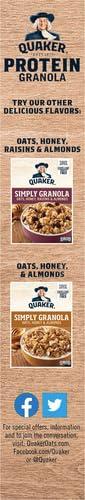 Quaker Quaker Protein Granola, Maple Brown Sugar, 18oz
