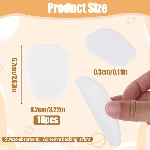 salbsever 9 Pairs Felt Tongue Pads Shoe Tongue Pads Cushion Inserts for Shoes Cushion for Shoes Adhesive Tongue Pads Self-Adhesive Heel Grips Non Slip Tongue Cushion Inserts Felt Shoe Pads for Men Women Unisex