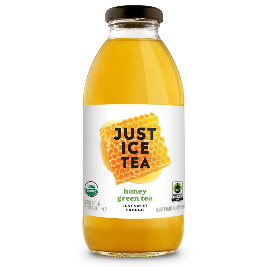 Just Ice Tea Just Ice Tea Organic Honey Green Tea, 16 FZ