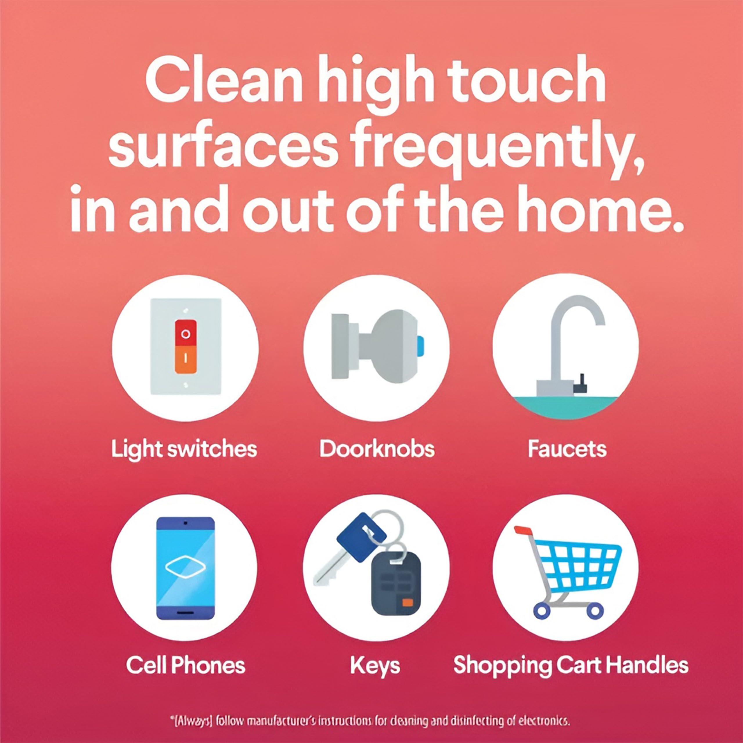 Scentiva Scentiva Clorox Disinfecting Multi-Surface Cleaner Spray 32 Ounce & Disinfecting Wipes-75 Count, Tahitian Grapefruit Splash Scent Bundle