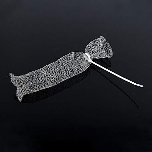 Buytta 48 PCS Lint Traps Washing Machine Lint Trap Stainless Steel lint Snare Traps Laundry Mesh Washer Hose Filter Washing Machine Lint Snare, Lint Traps Hose Screen Filter Catcher with 48 Nylon Cable Ties