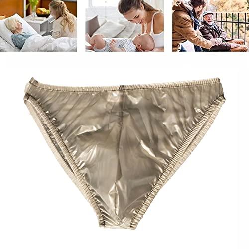 Swing Penguin Plastic Pants for Incontinence Men Waterproof Adult Pull-On-Cover Pants,m-XL (Size : Medium)