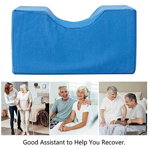 Flylin Heel Pillows for Pressure Sores, Heel Cushion Protector Pillow Foot Support Pillow for Relieve Pressure from Sores and Ulcers Heel Pillow Wrist Pillow for Sleeping and Recovering Post Surgery (1 Pcs)